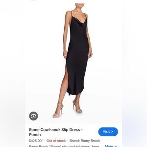 Ramy Brook cowl neck slip dress